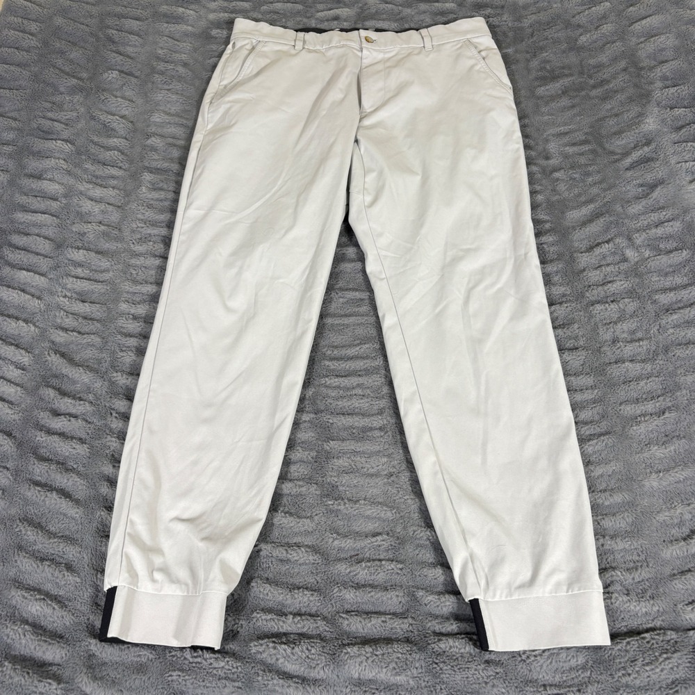 Good Good Golf Mens Gray Performance Jogger Pants Size 34 Waist AQ417